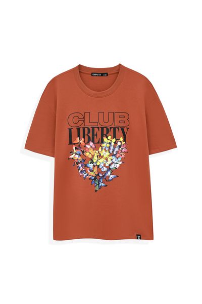 Áo Thun Nữ Relax Fit In Graphics Liberty Club WTS 2220