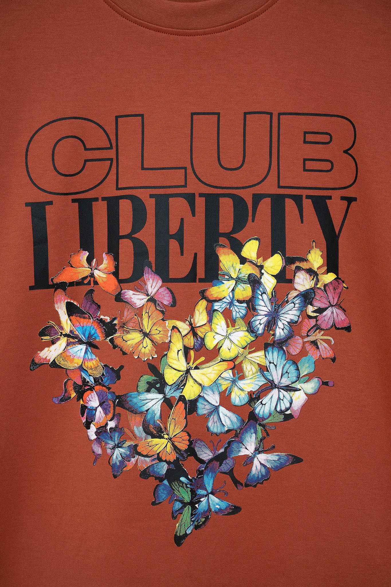 Áo Thun Nữ Relax Fit In Graphics Liberty Club WTS 2220 -