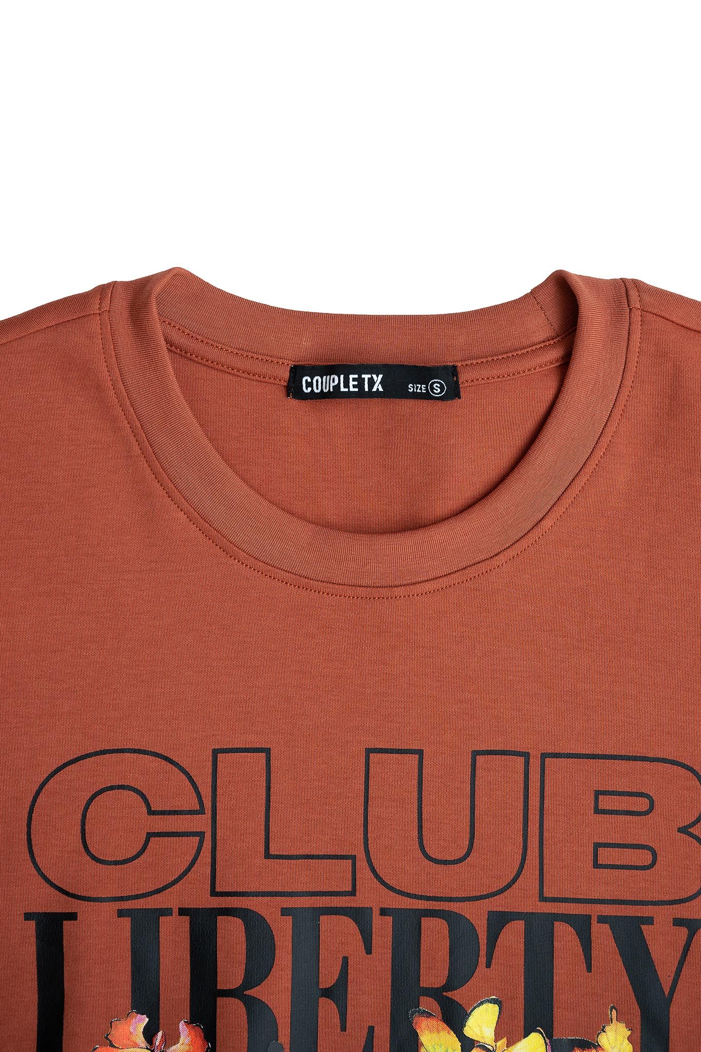 Áo Thun Nữ Relax Fit In Graphics Liberty Club WTS 2220 -