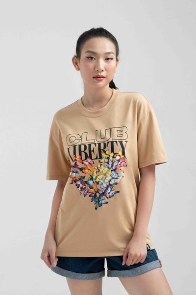 Áo Thun Nữ Relax Fit In Graphics Liberty Club WTS 2220