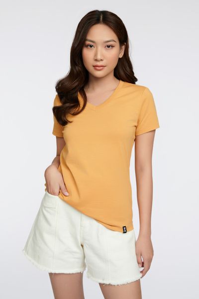 Áo Thun Nữ Basic Cổ Tim WTS 2247