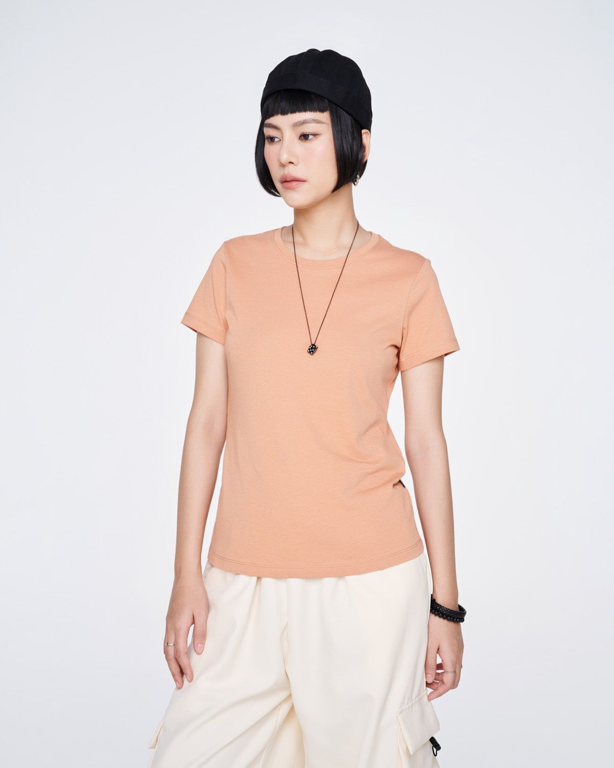 Áo Thun Nữ Slim Basic Cổ Tròn WTS 2325