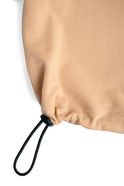 Áo Polo Nữ Relax Fit Phối Dây Rút Lai WTS 2209