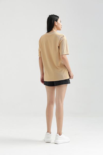 Áo Thun Nữ Relax Fit Đính Logo WTS 2201