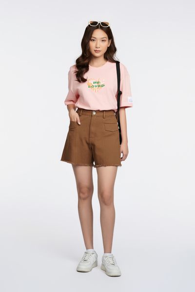 Quần Short Nữ Kaki Wash Tưa Lai WSR 2020