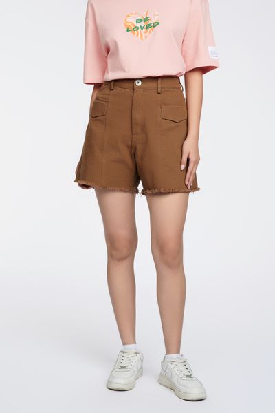 Quần Short Nữ Kaki Wash Tưa Lai WSR 2020