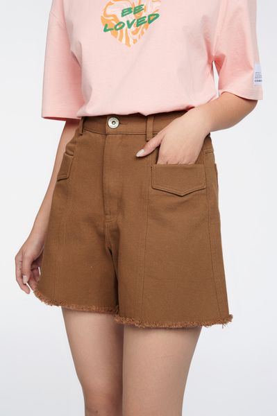 Quần Short Nữ Kaki Wash Tưa Lai WSR 2020