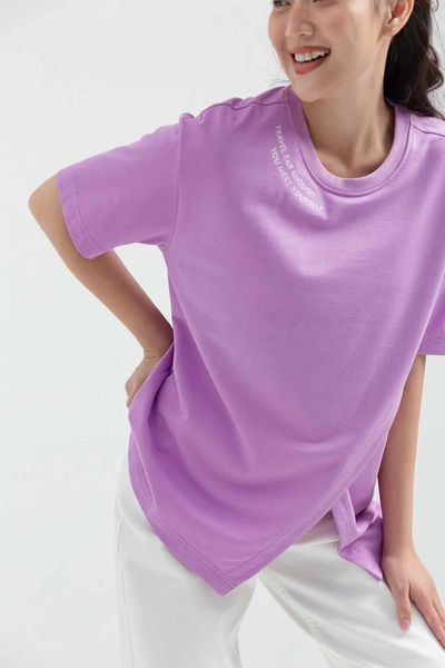 Áo Thun Nữ Kiểu Đắp Tà Thêu WTS 2173