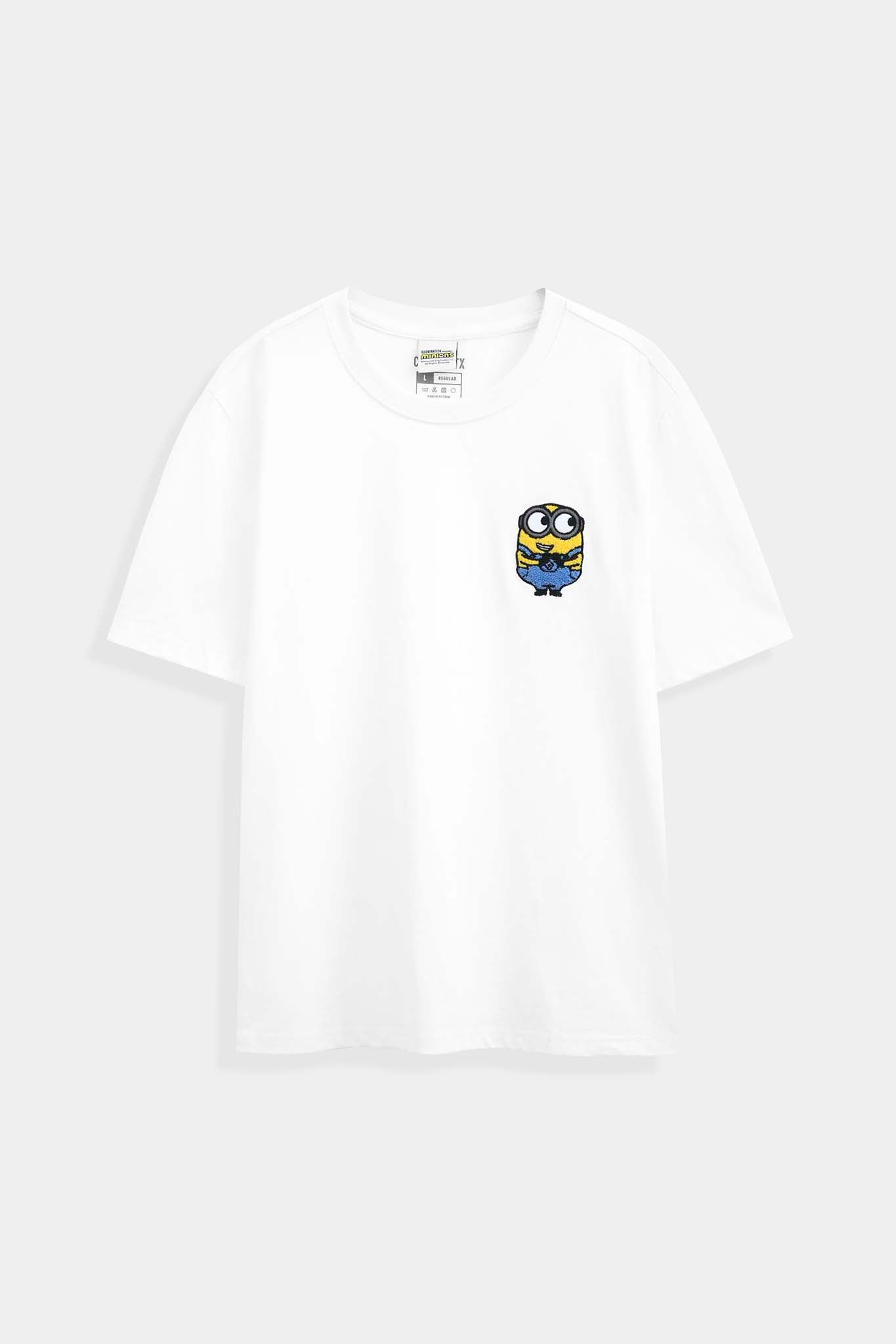 Áo Thun Nữ Regular Fit Minions Thêu Xù WTS 2213 -