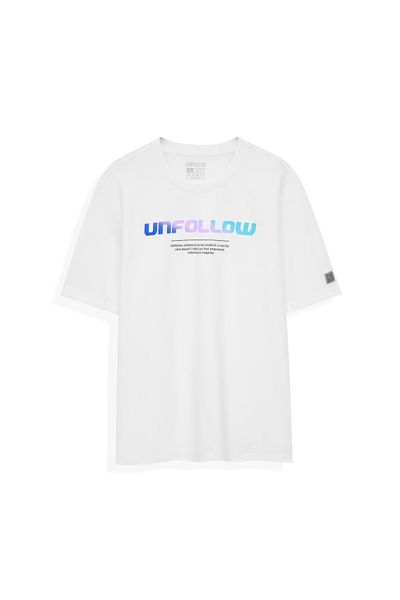 Áo Thun Nữ Relax Fit In Typo Chuyển Màu WTS 2224