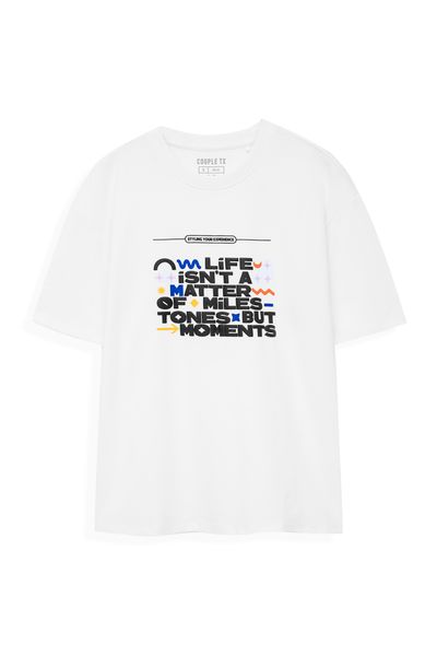 Áo Thun Nữ Relax Fit In Nổi Typo WTS 2207
