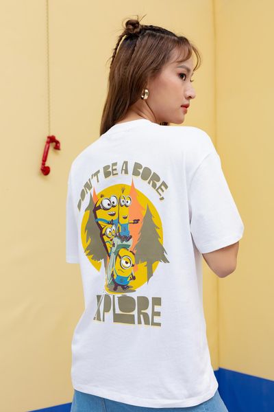 Áo Thun Nữ Relax Fix Minions In Explore WTS 2212