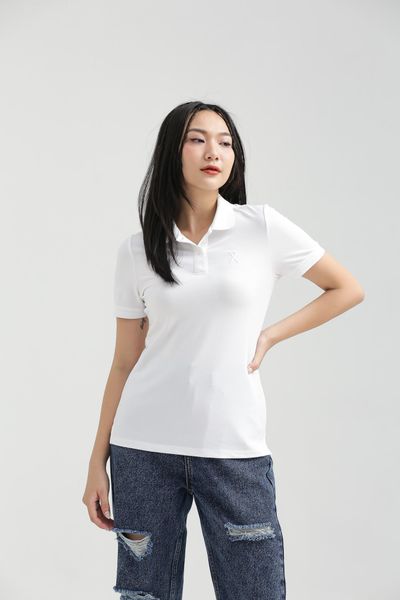 Áo Polo Nữ Slim Fit Bo Dệt Gân WPO 2017