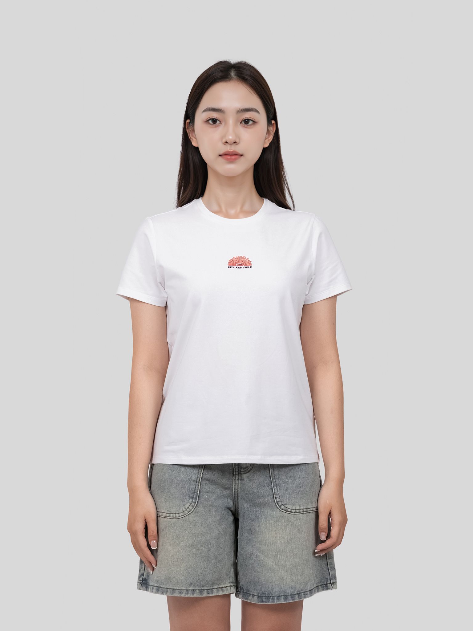 Áo Thun Nữ Rise And Smile WTS 2443