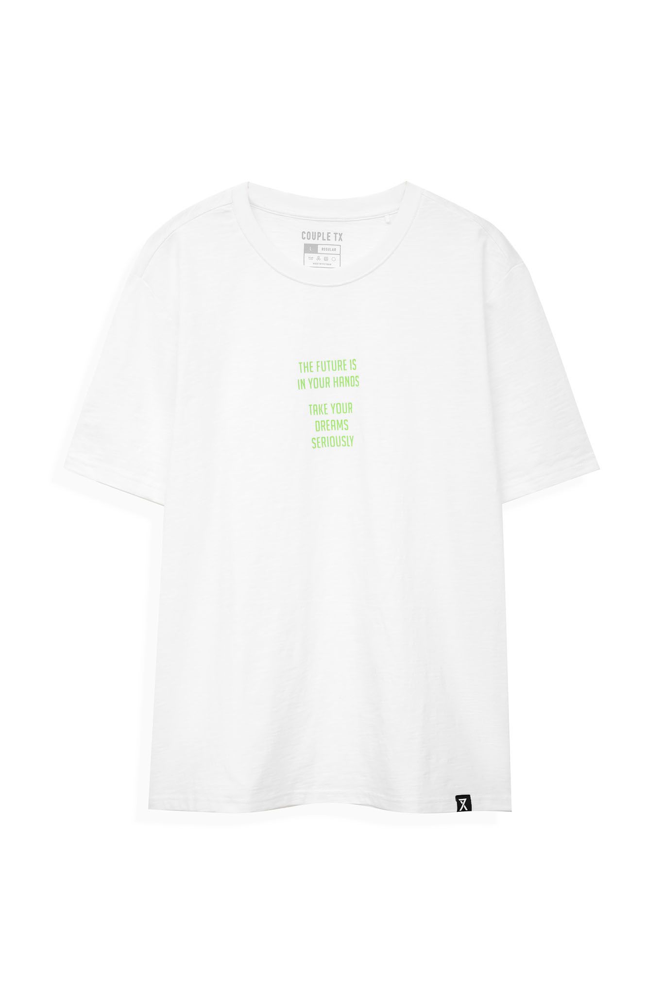 Áo Thun Nam Regular Fit In Typo Ngực MTS 1199 - Áo Thun Nam Regular Fit In Typo Ngực MTS 1199