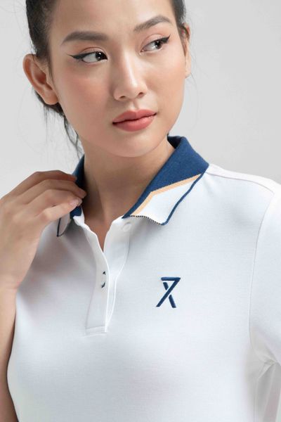 Áo Polo Nữ Pique Slim Fit Phối Bo Cổ WPO 2024