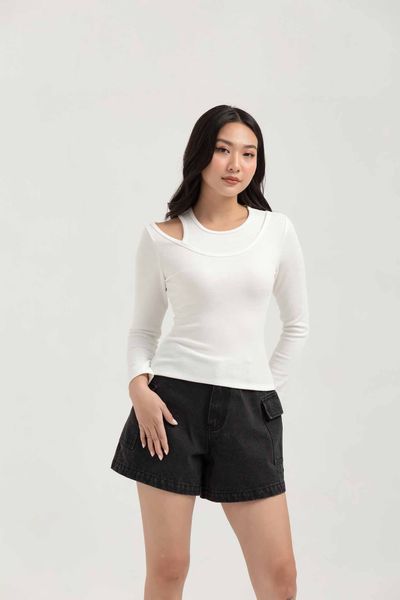 Áo thun Nữ Cutout Tay Dài WTS 2236