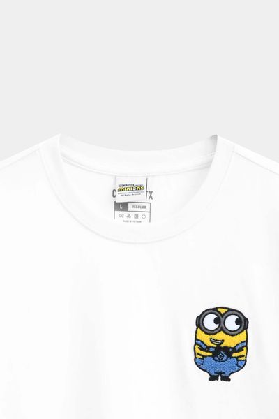 Áo Thun Nữ Regular Fit Minions Thêu Xù WTS 2213