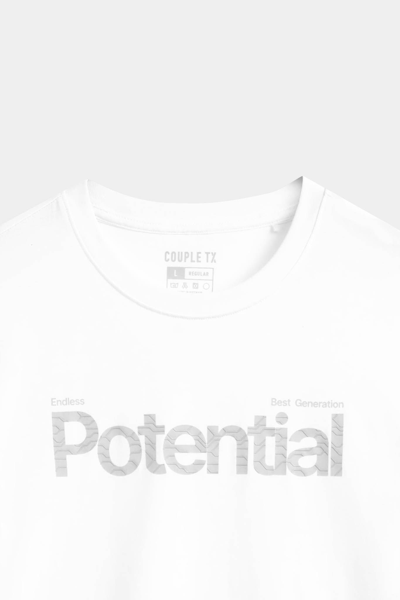 Áo Thun Nữ Regular Fit In Typo Potential WTS 2225 -