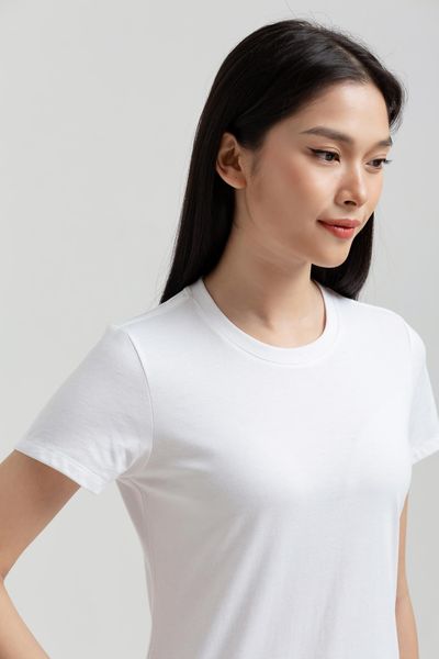 Áo Thun Nữ Cổ Tròn Slim Fit Basic WTS 2231