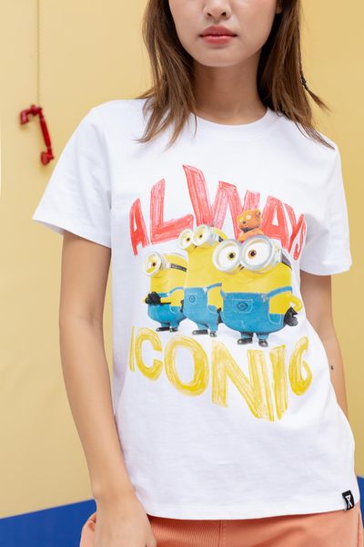 Áo Thun Nữ Regular Fit Minions In Always Iconic WTS 2214
