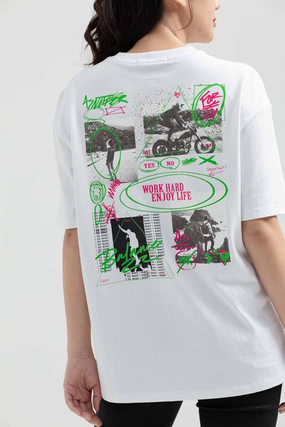 Áo Thun Nữ Graphic Trải Nghiệm Khám Phá WTS 2185