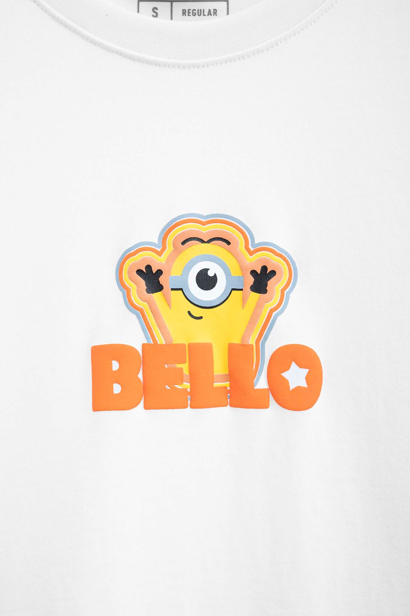 Áo Thun Nữ Regular Fit Minions In Bello WTS 2216 -