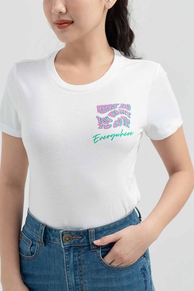 Áo Thun Nữ Slim In EveryWhere WTS 2204