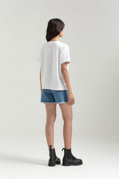 Áo Thun Nữ Kiểu Rã Phối In Love To Dream WTS 2226