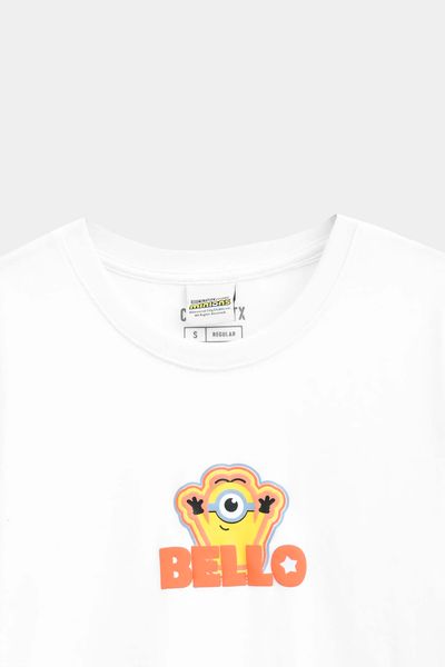 Áo Thun Nữ Regular Fit Minions In Bello WTS 2216
