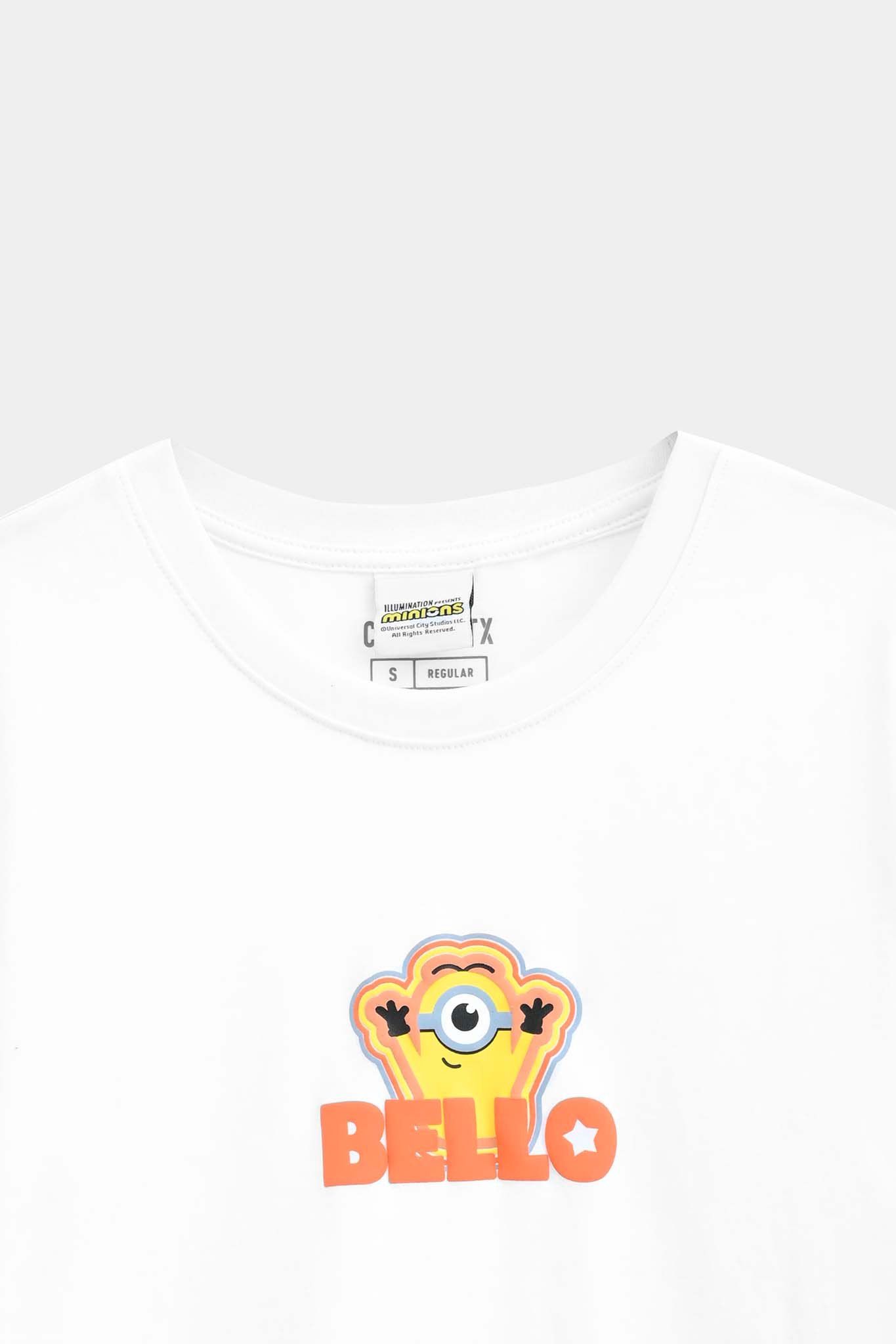 Áo Thun Nữ Regular Fit Minions In Bello WTS 2216 -