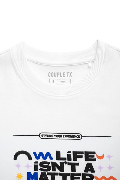 Áo Thun Nữ Relax Fit In Nổi Typo WTS 2207