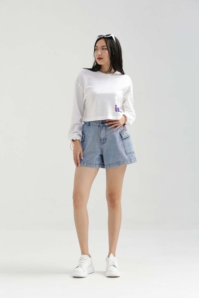 Áo Thun Nữ Kiểu Dài Tay Phối Dây Rút WTS 2208