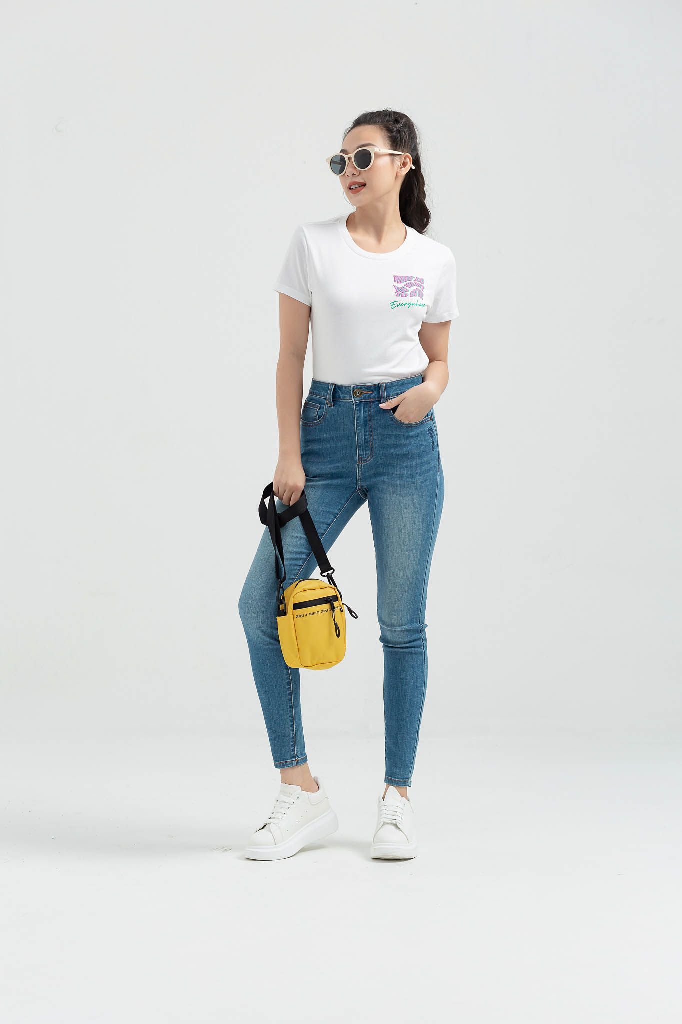 Áo Thun Nữ Slim In EveryWhere WTS 2204 -