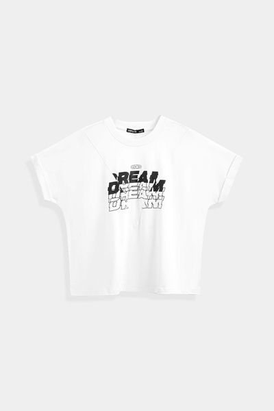 Áo Thun Nữ Kiểu Rã Phối In Love To Dream WTS 2226