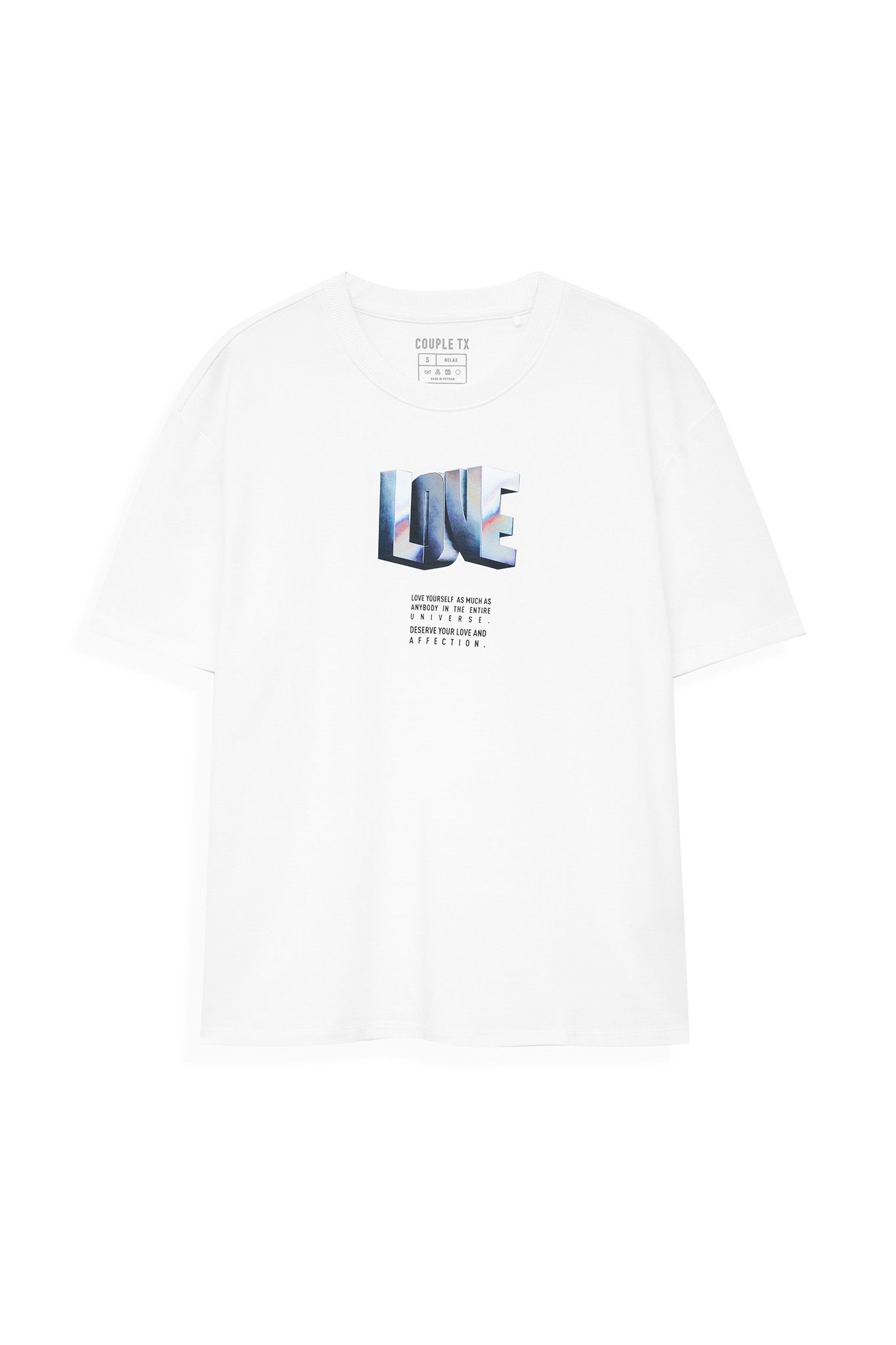Áo Thun Nữ Relax In Typo Love Yourself WTS 2203 -