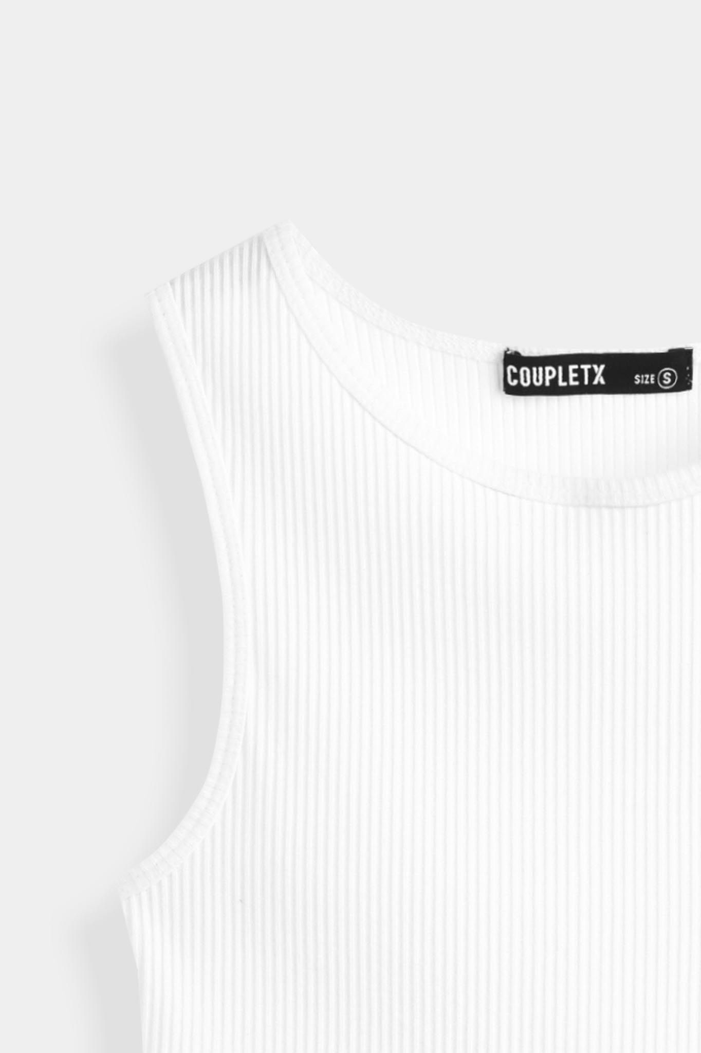 Áo Thun Nữ Tanktop Rib Vạt Bầu WTS 2254 -