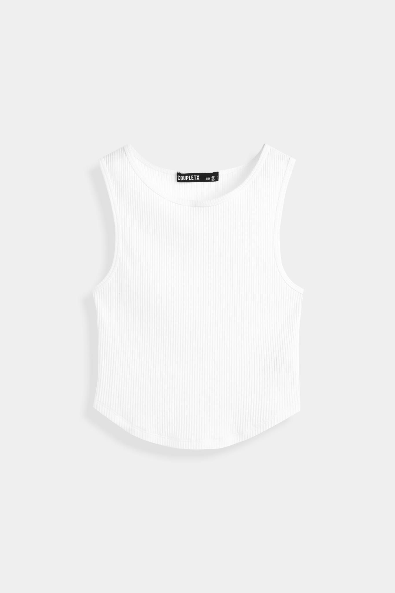 Áo Thun Nữ Tanktop Rib Vạt Bầu WTS 2254 -
