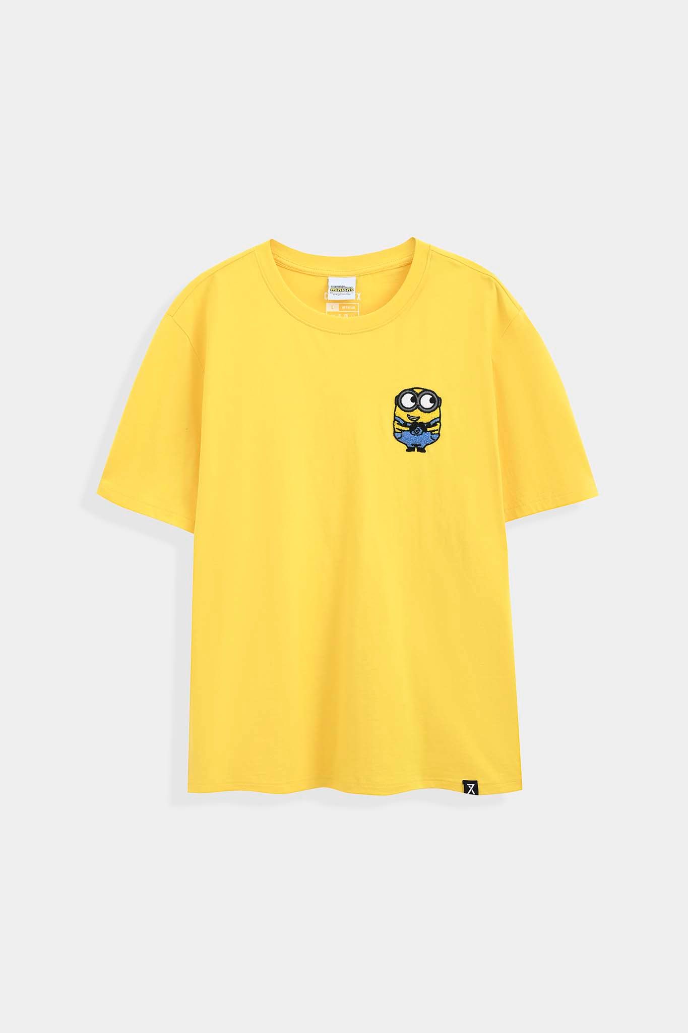 Áo Thun Nữ Regular Fit Minions Thêu Xù WTS 2213 -