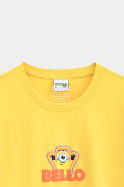Áo Thun Nữ Regular Fit Minions In Bello WTS 2216