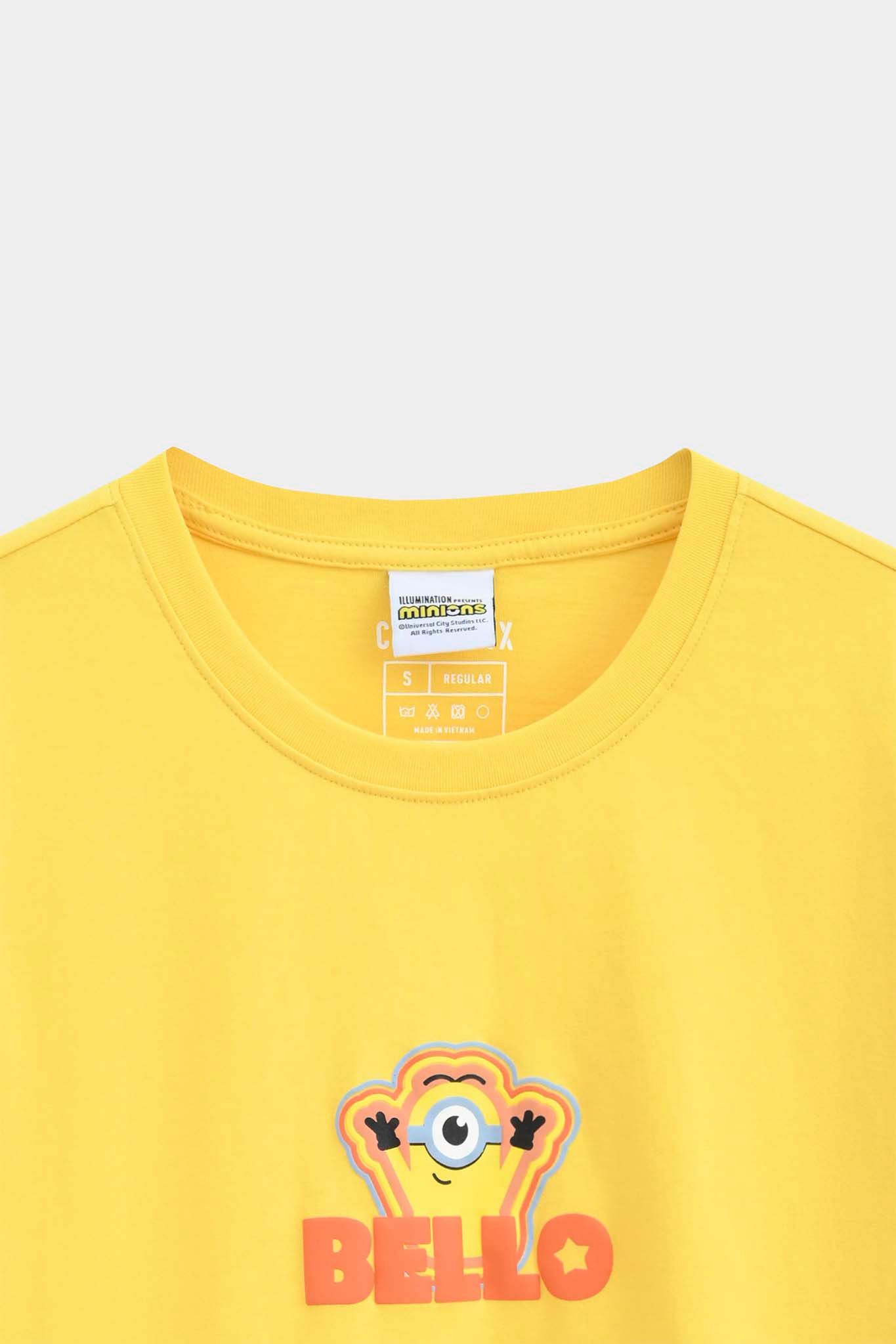 Áo Thun Nữ Regular Fit Minions In Bello WTS 2216 -