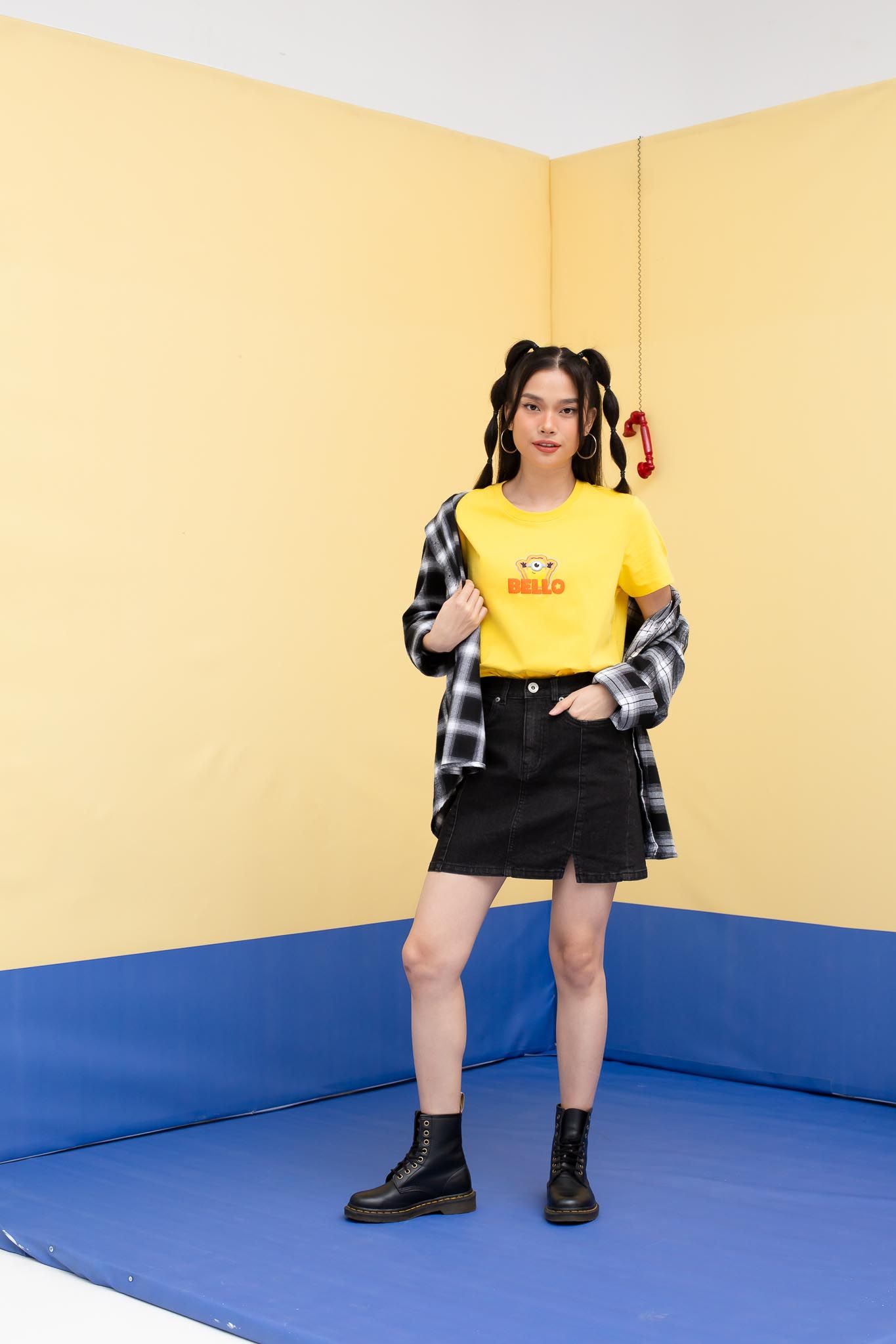 Áo Thun Nữ Regular Fit Minions In Bello WTS 2216 -