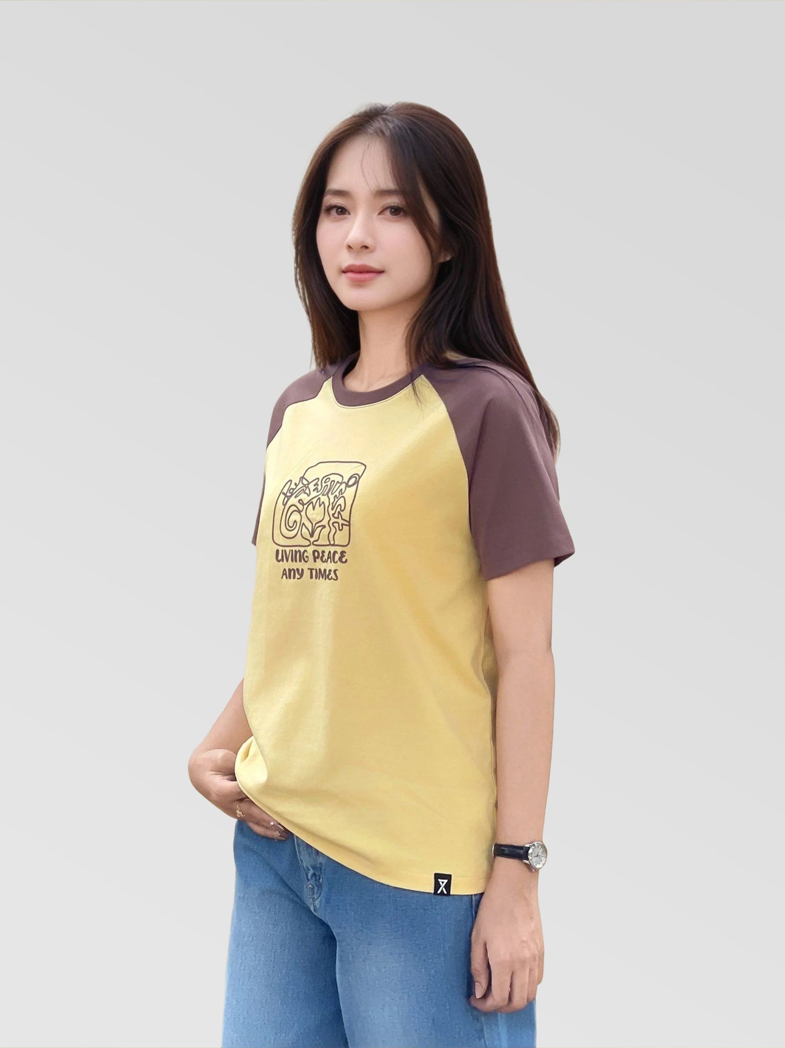 Áo Thun Nữ Tay Raglan In Cao Greatest Day WTS 2418