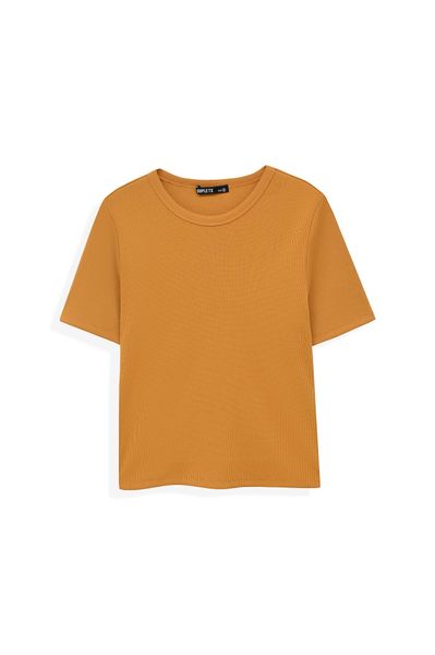 Áo Thun Gân Nữ Slim Fit Tay Lửng WTS 2228