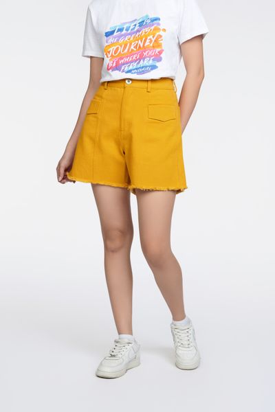 Quần Short Nữ Kaki Wash Tưa Lai WSR 2020