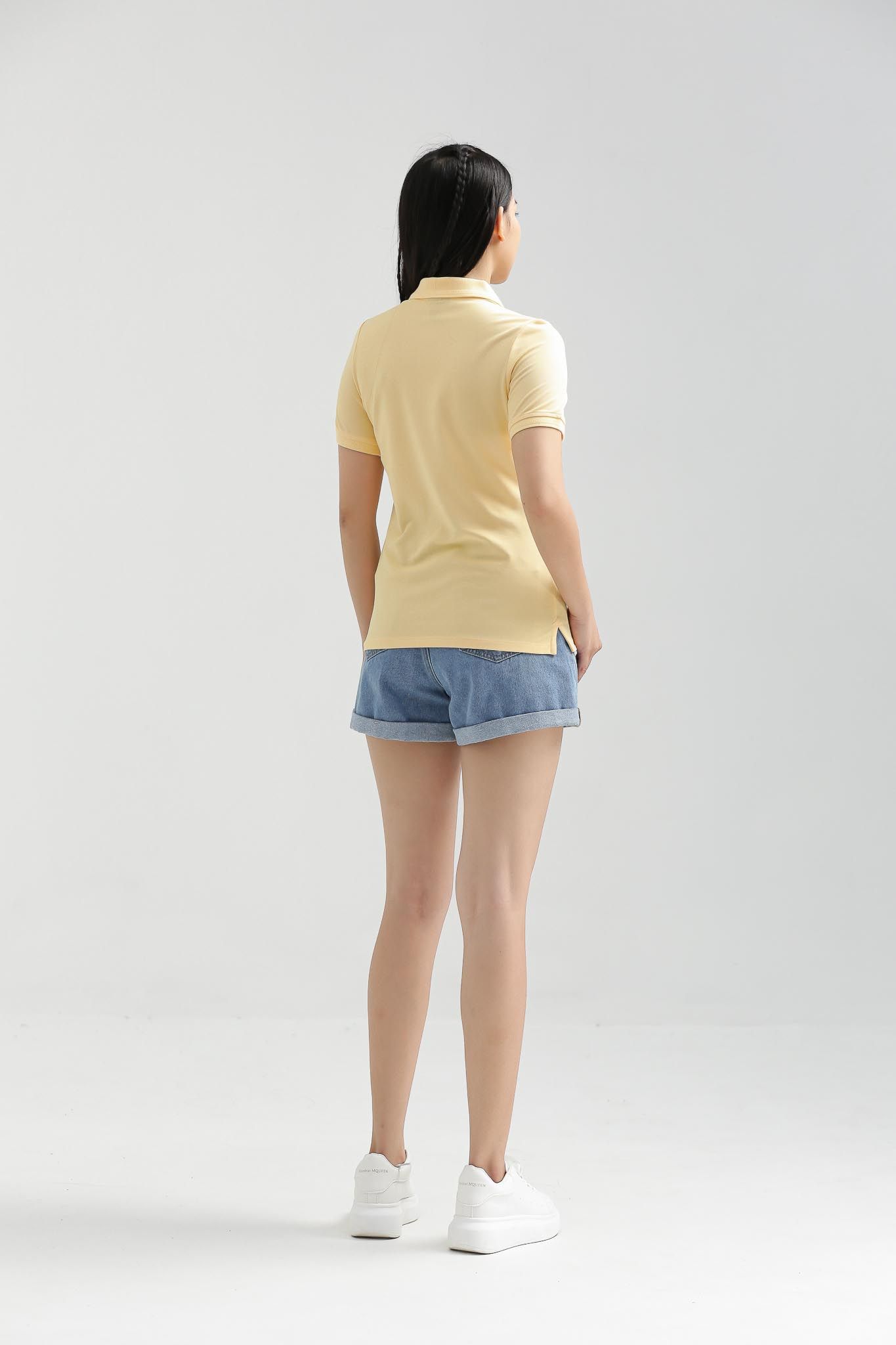 Áo Polo Nữ Slim Fit Bo Dệt Gân WPO 2017 -