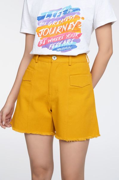 Quần Short Nữ Kaki Wash Tưa Lai WSR 2020