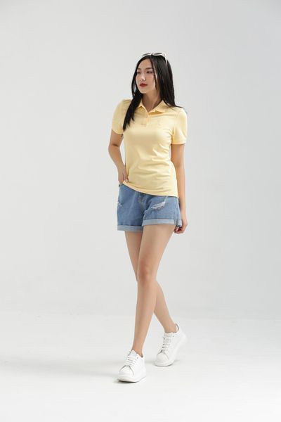 Áo Polo Nữ Slim Fit Bo Dệt Gân WPO 2017