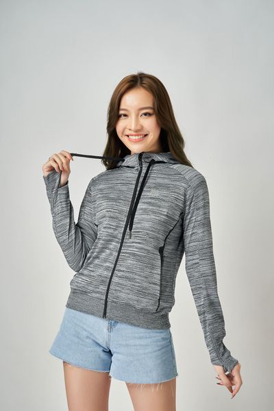 Áo Khoác UV Nữ Sọc Màu WOK 2014