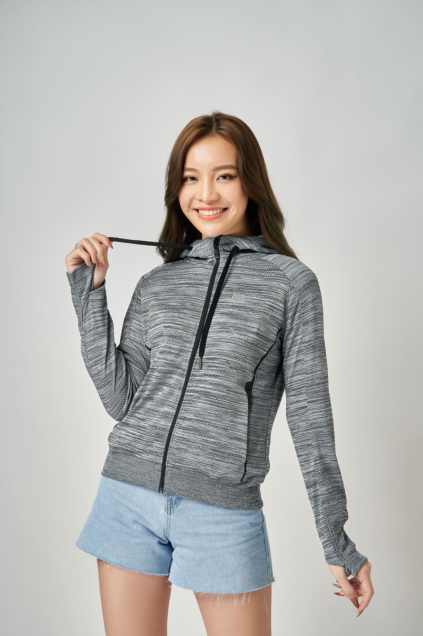 Áo Khoác UV Nữ Sọc Màu WOK 2014 -